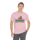 Jekyll Island, Georgia T-Shirt - Retro Palm Tree Unisex Jekyll Island Shirt-59