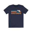 California T-Shirt - Retro Mountain Adult Unisex California T Shirt-7