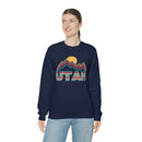Utah Sweatshirt Mountain - Retro Unisex Mountain-29