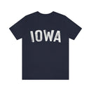 Iowa T-Shirt - Paint Text Unisex Iowa Shirt-18