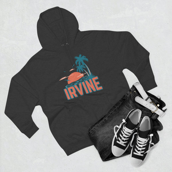 Premium Irvine, California Hoodie - Palm Tree Unisex Sweatshirt