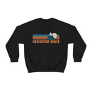 Jackson Hole, Wyoming Sweatshirt - Retro Mountain Unisex-5