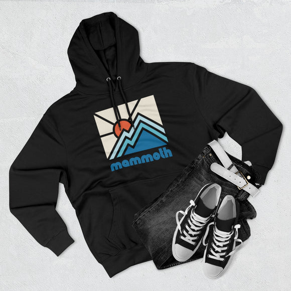 Premium Mammoth, California Hoodie - Min Mountain Unisex Sweatshirt