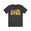 Utah T-Shirt - Retro Sunrise Adult Unisex Utah T Shirt