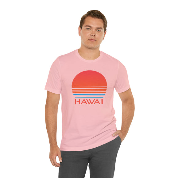 Hawaii T-Shirt - Retro 80s Unisex Hawaii Shirt