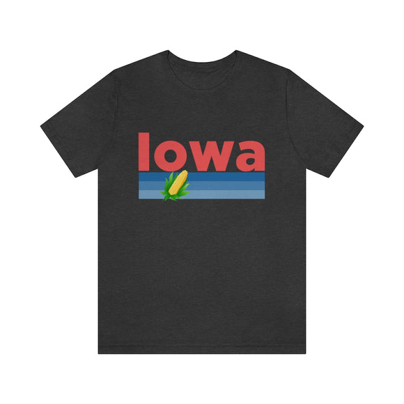 Iowa T-Shirt - Retro Corn Unisex Iowa Shirt