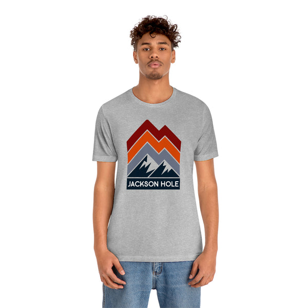 Jackson Hole, Wyoming T-Shirt - Retro Mountain Unisex Jackson Hole Shirt