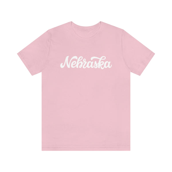 Nebraska T-Shirt - Hand Lettered Unisex Nebraska Shirt