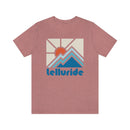 Telluride Shirt, Colorado Retro T-Shirt, Colorful Colorado tee, Telluride Mountain Shirt-1