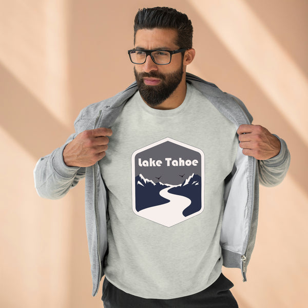 Premium Lake Tahoe, California Crewneck Sweatshirt - Retro Unisex Sweatshirt