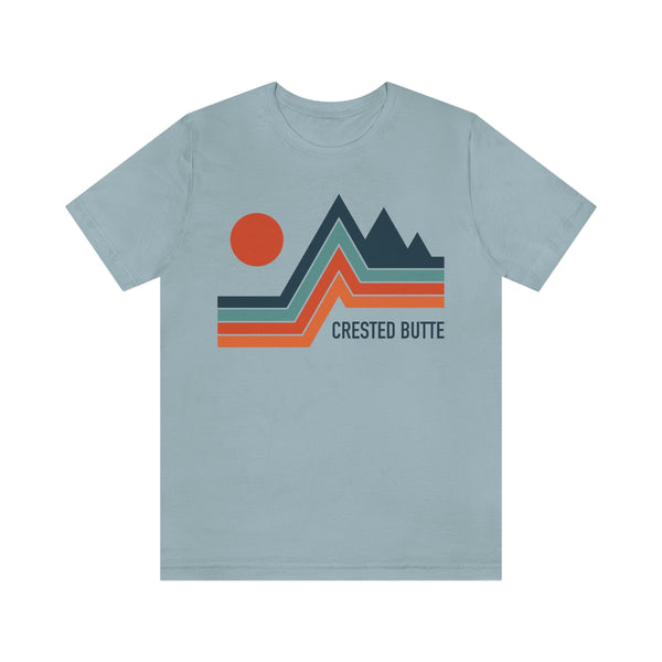 Crested Butte, Colorado T-Shirt - Retro Mountain Unisex Crested Butte Shirt