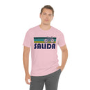 Salida T-Shirt - Retro Mountain Bike Adult Unisex Salida, Colorado T Shirt-59