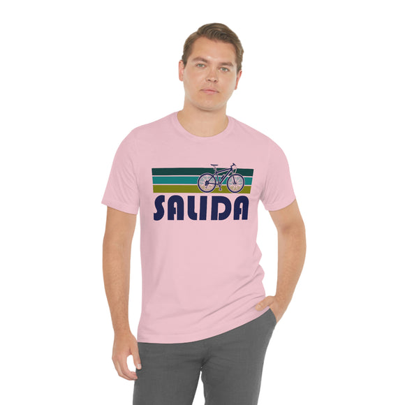 Salida T-Shirt - Retro Mountain Bike Adult Unisex Salida, Colorado T Shirt