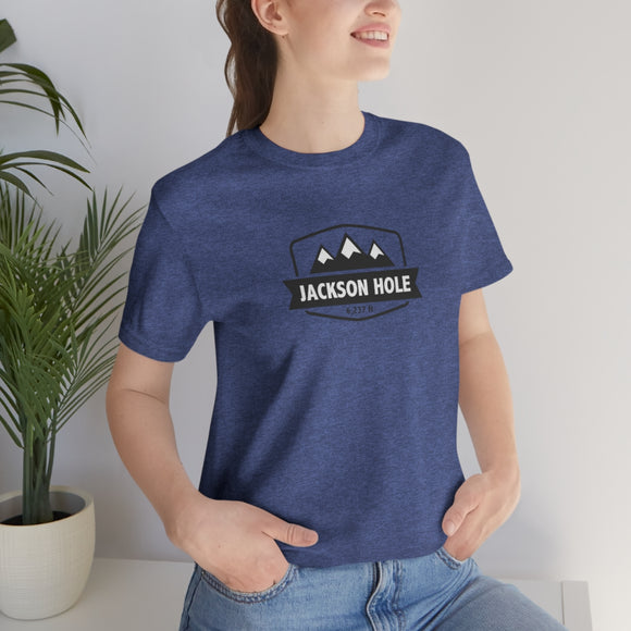 Jackson Hole, Wyoming T-Shirt - Altitude Badge Unisex Jackson Hole Shirt