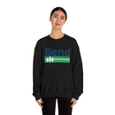 Bend, Oregon Sweatshirt - Retro Trees Unisex-10