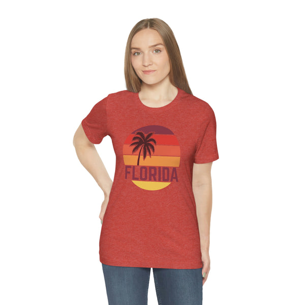 Florida T-Shirt - Retro Palm Tree Unisex Florida Shirt