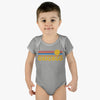 Chicago Baby Bodysuit - Retro Sun Chicago, Illinois Baby Bodysuit