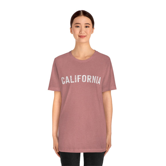California T-Shirt - Paint Text Unisex California Shirt
