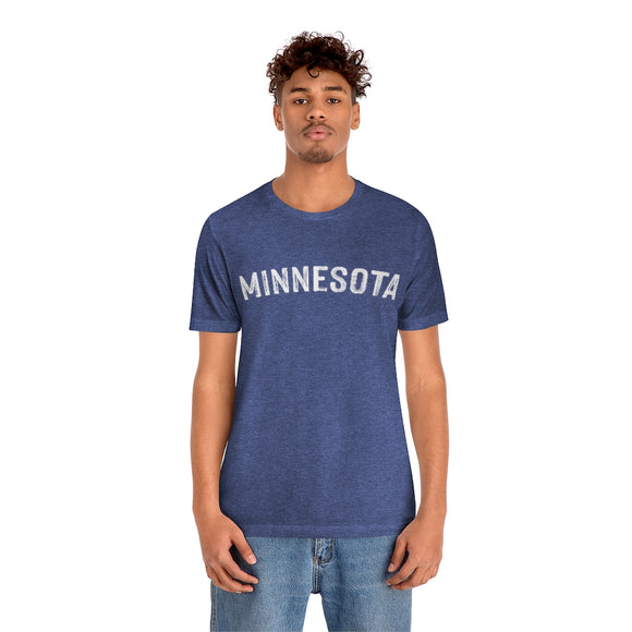Minnesota T-Shirt - Paint Text Unisex Minnesota Shirt
