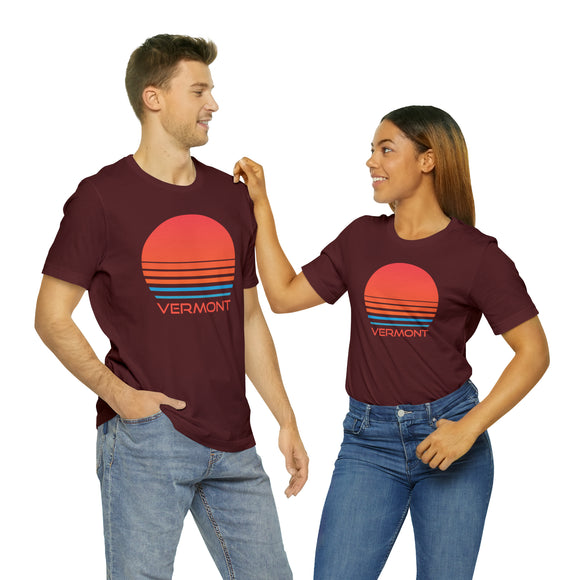 Vermont T-Shirt - Retro 80s Unisex Vermont Shirt