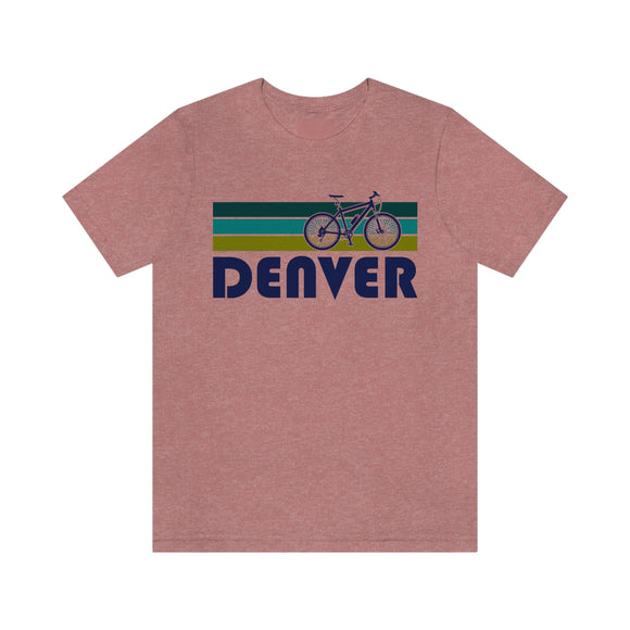 Denver T-Shirt - Retro Mountain Bike Adult Unisex Denver, Colorado T Shirt