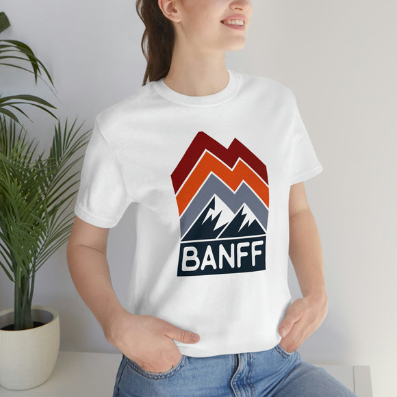 Banff, Canada T-Shirt - Retro Mountain Unisex Banff Shirt