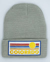 Colorado Infant Beanie - (Newborn - 6 months) Retro Sunrise Colorado Baby Knit Hat