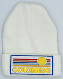 Colorado Infant Beanie - (Newborn - 6 months) Retro Sunrise Colorado Baby Knit Hat-2