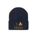Idaho Knit Beanie - Adult Embroidered I Heart / Love Idaho Knit Hat-17