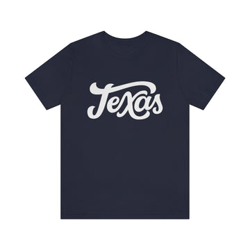 Buy navy Texas T-Shirt - Hand Lettered Unisex Texas Shirt
