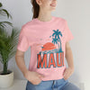 Maui, Hawaii T-Shirt - Retro Palm Tree & Beach Unisex Maui Shirt