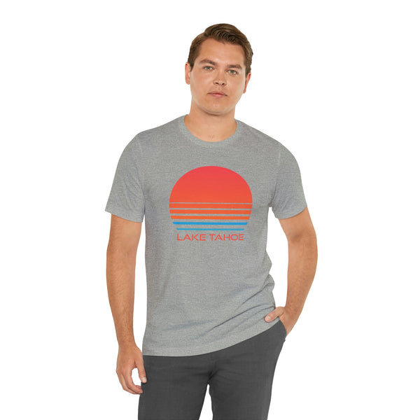 Lake Tahoe, California T-Shirt - Retro 80s Unisex Lake Tahoe Shirt