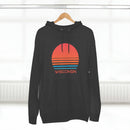 Premium Wisconsin Hoodie - Retro 80s Unisex Sweatshirt-8