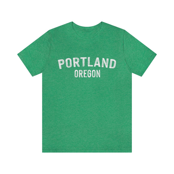 Portland, Oregon Shirt - Paint Text Unisex Portland T-Shirt