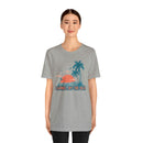 Carmel-by-the-Sea, California T-Shirt - Retro Palm Tree & Beach Unisex Carmel-by-the-Sea Shirt-3