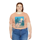 Fort Lauderdale, Florida T-Shirt - Retro Palm Tree & Beach Unisex Fort Lauderdale Shirt-43