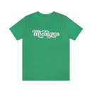 Michigan T-Shirt - Hand Lettered Unisex Michigan Shirt-1