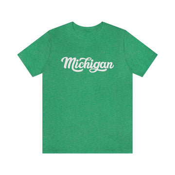 Michigan T-Shirt - Hand Lettered Unisex Michigan Shirt