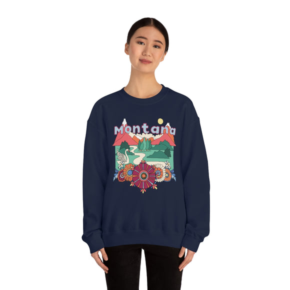 Montana Sweatshirt - Boho / Hippie Unisex