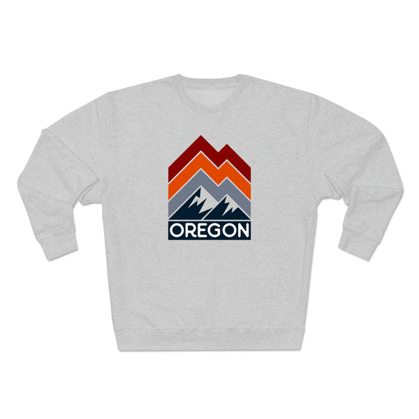 Premium Oregon Sweatshirt - Retro Unisex Premium Crewneck Oregon Sweatshirt