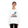 Los Angeles, California Sweatshirt - Unisex Retro Palm Tree Crewneck Los Angeles Sweatshirt