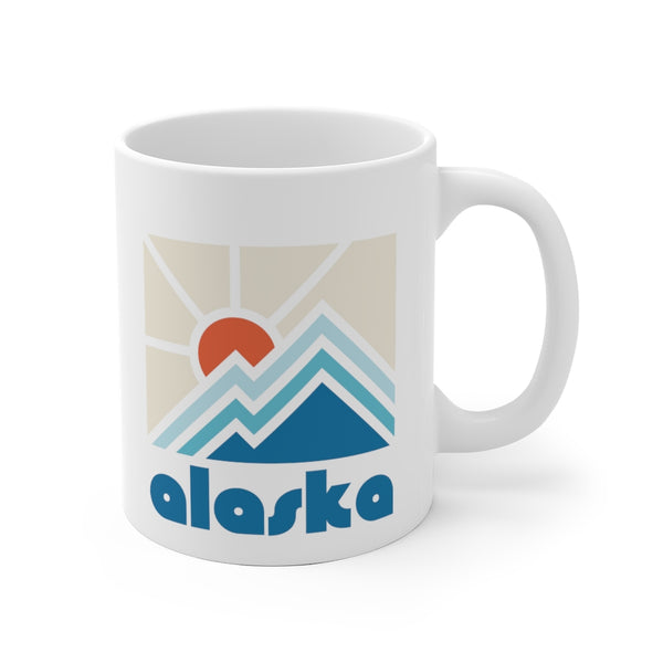 Alaska Mug, Ceramic Alaska Mug, Alaska Coffee Mug