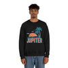 Jupiter, Florida Sweatshirt - Unisex Retro Palm Tree Crewneck Jupiter Sweatshirt