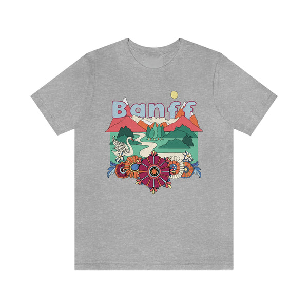 Banff Shirt, Canada Retro T-Shirt, Hippie Style Canada tee, Banff Mountain Shirt