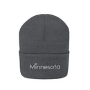 Minnesota Knit Beanie - Adult Embroidered Snowflake Minnesota Knit Hat-6