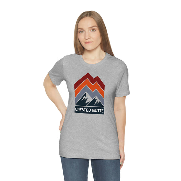 Crested Butte, Colorado T-Shirt - Retro Mountain Unisex Crested Butte Shirt
