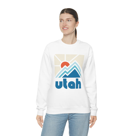 Utah Sweatshirt - Minimal Mountain Unisex