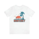 Monterey, California T-Shirt - Retro Palm Tree & Beach Unisex Monterey Shirt-9