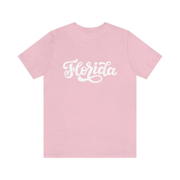 Buy pink Florida T-Shirt - Hand Lettered Unisex Florida Shirt