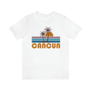Cancun, Mexico T-Shirt - Retro Palm Tree Unisex Cancun Shirt-10